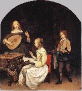 TERBORCH, Gerard The Concert sg oil painting